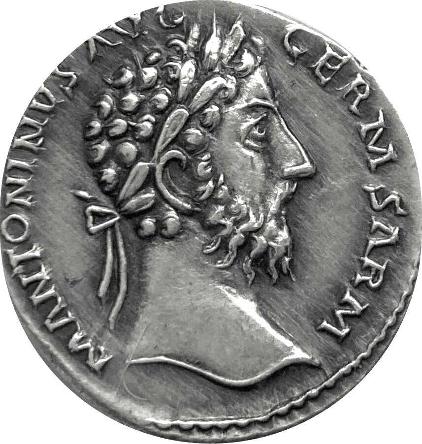 Amazon.com: Marcus Aurelius, Famous Roman Coin, Victory in Germany